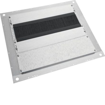 Hager M-BBB6060 4-part brushes 600x600 galvanized base plate