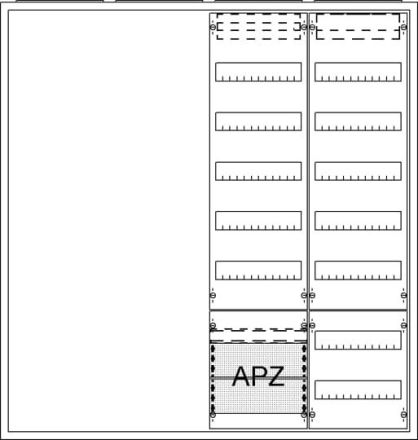 ABB Striebel & John 2CPX054296R9999 AA47A2AV AP A47 2F1V5A21V7 Wall cabinet