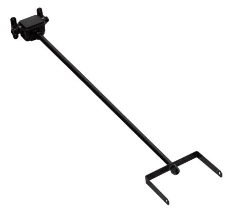 Spittler 14453480 1000 mm wall bracket with connection base GUELL ZERO black