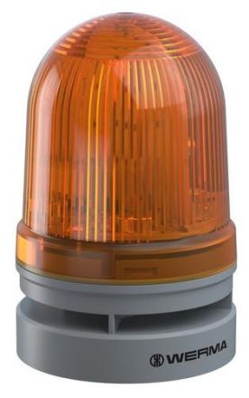 Werma 46132070 Midi TwinFLASH Combi 12/24VAC/DC YE signal tower