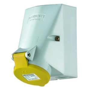 Mennekes 1851 wall socket TwinCONTACT 32A 3-pole 4h 110V IP44