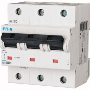 Eaton PLHT-B40/3 circuit breaker, 40A, 3p, B-Char , 248027