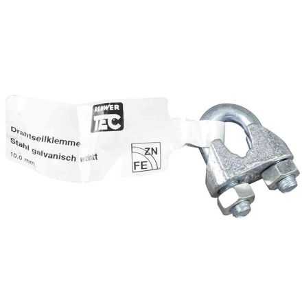 REWWER-TEC 265109 EAN wire rope clamps 10mm galvanized