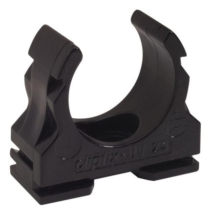 Fränkische Rohrwerke 22571020 clipfix-UV 20 black clamp