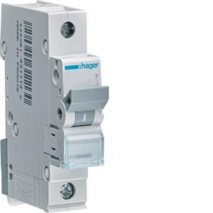 Hager MCN163 circuit breaker 1-pole C63A 6kA