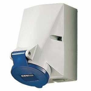 Mennekes 733 wall socket 16A 7-pin 9h 230V IP44