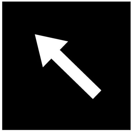 Eaton 36TQ25 button plate, symbol arrow, 092592