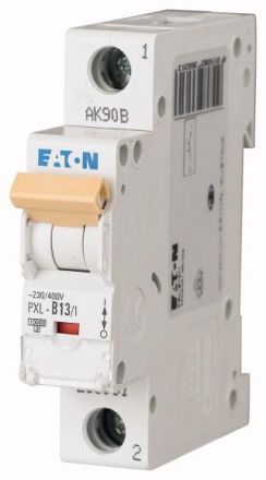 Eaton PXL-B13/1 miniature circuit breaker, 13A, 1p, B-Char, AC, 236031