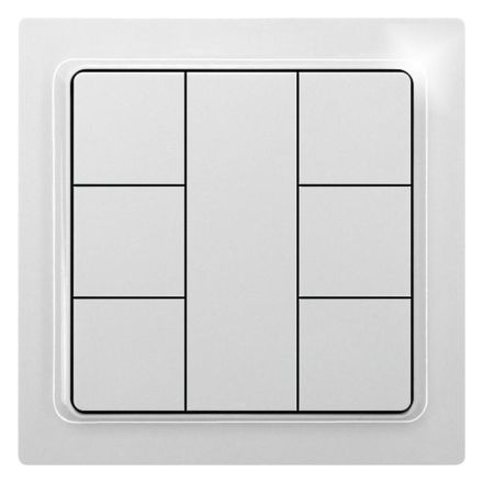 Eltako 30055695 F6T55EB-wg E-Design55 pure white glossy wireless button