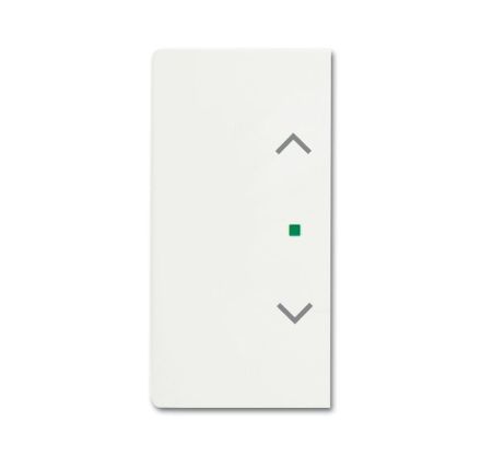 Busch-Jaeger 6232-20-884 Rocker switch, 2-way left/right, with symbol 'blind' studio white matt