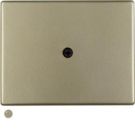 Berker 10049011 Central piece for cable outlet and VDo connection box light bronze, lacquered Berker