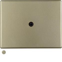 Berker 10049011 Central piece for cable outlet and VDo connection box light bronze, lacquered Berker
