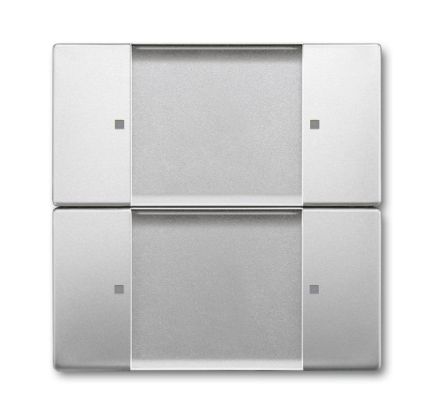 Busch-Jaeger 6736/01-866 Wall transmitter ZigBee Light Link, 2 channel stainless steel