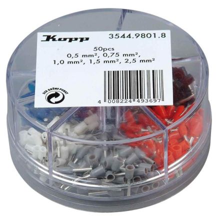 Kopp 354498018 Wire end caps assortment 0.5-2.5mm