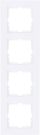 Kopp 407113002 HK07 PURE 4-way arctic white cover frame