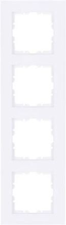 Kopp 407113002 HK07 PURE 4-way arctic white cover frame