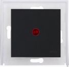 Kopp 493592008 HK07 IP44 with lens red anthracite rocker switch