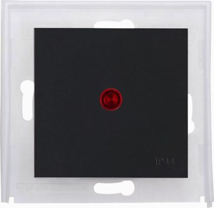 Kopp 493592008 HK07 IP44 with lens red anthracite rocker switch