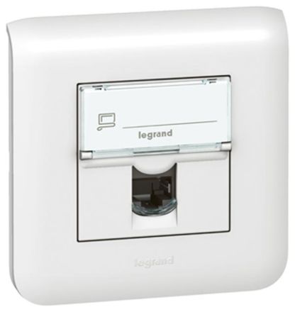 Legrand 076564 data socket MOSAIC Cat6 UTP 2mod ws 1xRJ45, (white)