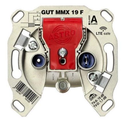 ASTRO Strobel 00541491 GUT MMX 19 F multimedia socket