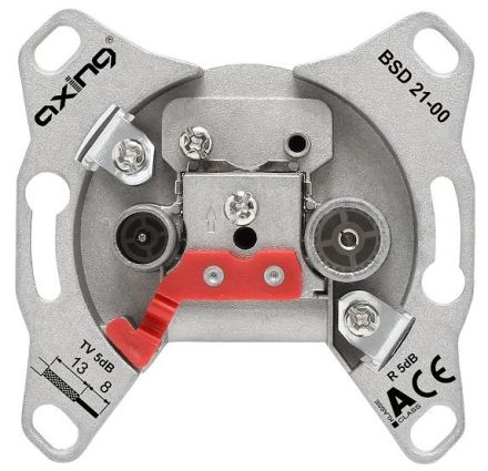 Axing BSD02100 2-port hyper broadband socket