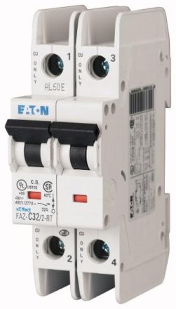 Eaton FAZ-C30/2-RT circuit breaker, 102213