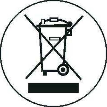 PROTEC.class 05102146 Inspection labels and warning signs PAWEEEMB (20 pcs.) WEEE label with bar