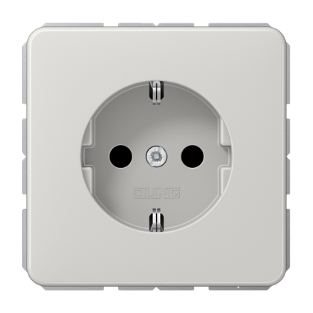Jung CD1520LG SCHUKO socket, 16 A 250 V ~, Duroplast, CD series, light grey