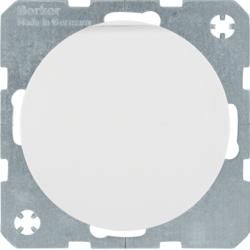 Berker 47512089 SCHUKO socket with hinged cover polar white, glossy Berker R.1/R.3