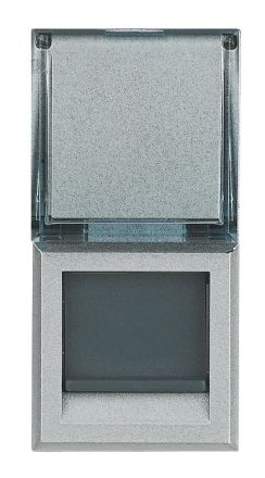 Bticino HC4279C6 data socket aluminum RJ45 Cat6 UTP 1m, (aluminum)