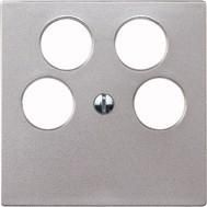 MERTEN 295360 central plate aluminium System M