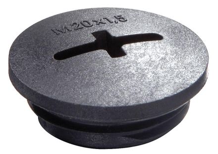 Wiska 10061832 EVSG 20 M20x1,5 RAL9005 plastic screw plug