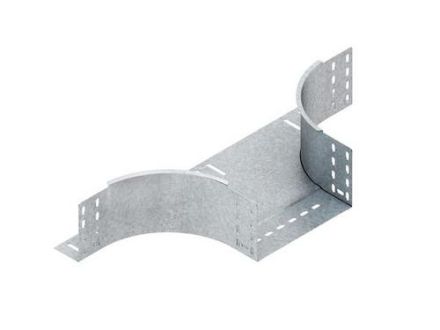 Niedax RTA110.400F 110x402mm with unperforated side rails T-attachment