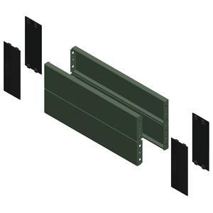 Schneider Electric NSYSPS3200SD 2 f socket. 300x200mm folded sheet side wall