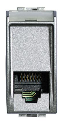 Bticino NT4258/11N Tech Lfa socket (amp) Rj11
