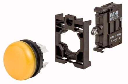 Eaton M22-LY-LED-BVP indicator light, complete unit, 110929