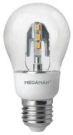 Megaman MM21055 LED bulb Dim,Classic A55 clear 6W 470lm E27 824