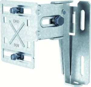 OBO Bettermann BKN12020 strip galvanized 120-205 fastening bracket, 6288005