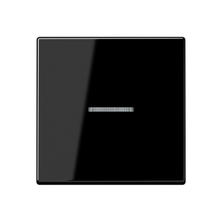 Jung A590KO5SW rocker switch 1-way with light guide, Duroplast, Series A, black