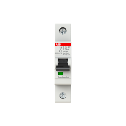 ABB Stotz-Kontakt 2CDS271445R0528 S201MT-Z30 Z-Char.10kA 30A 1P circuit breaker