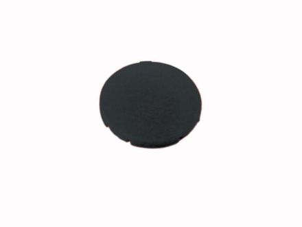 Eaton M22-XD-S button plate, flat black, blank, 216421