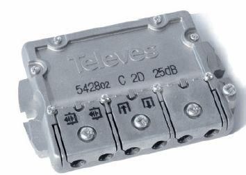 Televes EFA417 junction, 4-way, 4 - 2400 MHz, 17dB