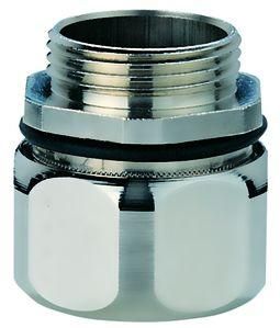 Flexa 15015140021 USD-P AD27 PG21 nickel-plated brass metal screw connection