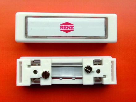 Renz 97-9-85273.7039 with 1 light switch grey button module (old: 97-9-85102)
