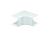 OBO Bettermann WDK/HI 60060 60x60mm pure white internal corner cover, 6192017