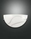 Fabas Luce 3521-21-102 half shell white E27 1x40W wall light