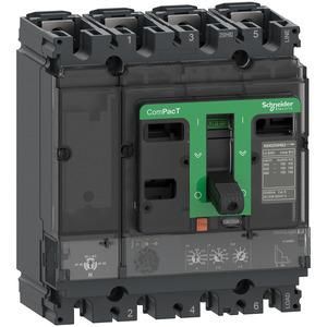 Schneider Electric C10B42D100 ComPacT NSX100B with Micrologic 2.2 4P4D molded case circuit breaker