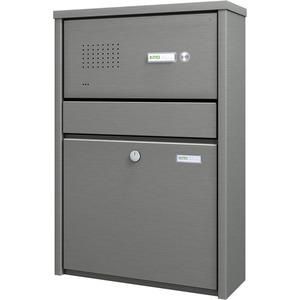 Ritto RGE1400120 Letterbox surface-mounted vertical Audio, Pur, stainless steel