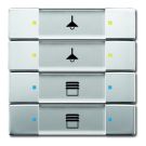 BUSCH-JAEGER 6127/02-866 KNX touch sensor control element | 4-way | stainless steel