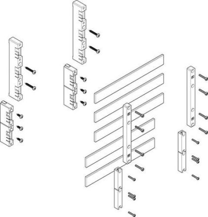 ABN flat 60mm with CU 30x5mm 5-pole 32mm busbar module (MFSC13645)